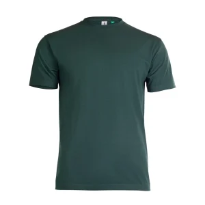 Bottle Green eco workwear t-shirt for custom printing and embroidery